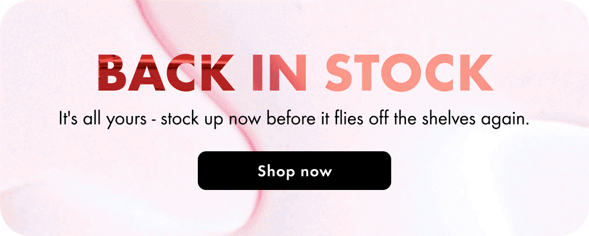 Back in stock
