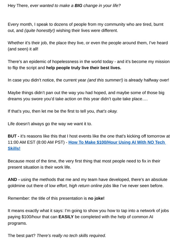 Re: it all changes tomorrow