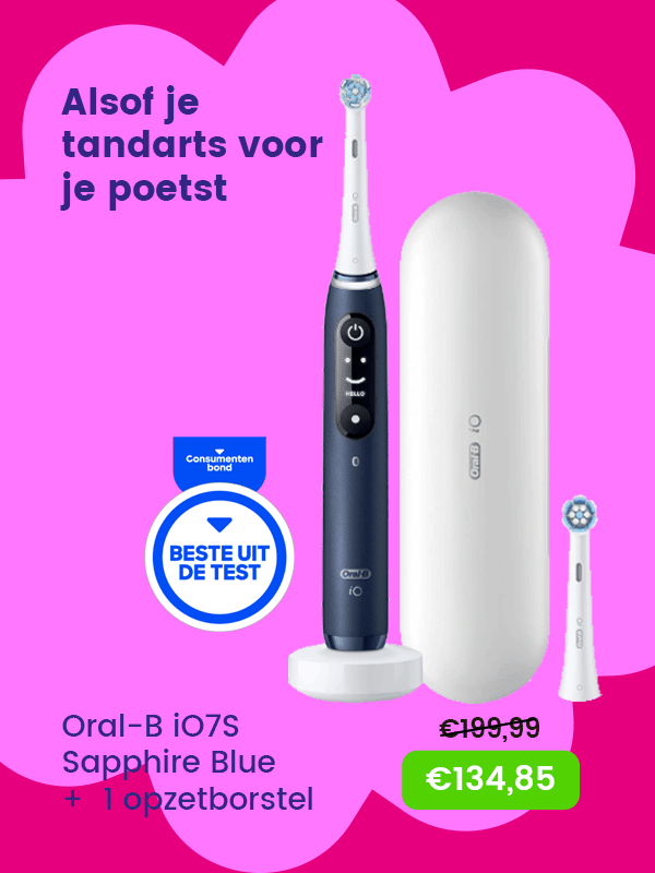 Oral-B iO7S Sapphire Blue + extra opzetborstel