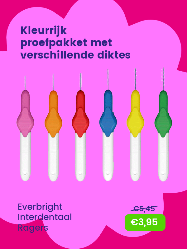 Everbright interdentaal ragers verschillende kleuren en diktes