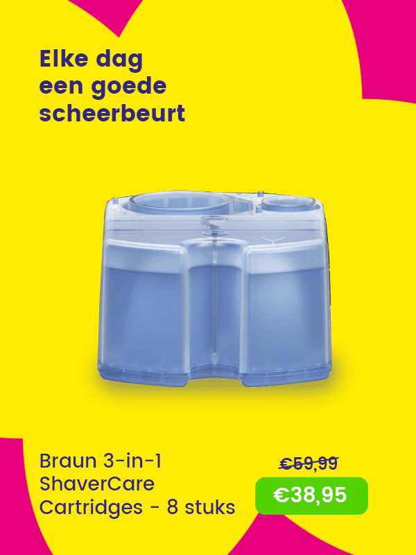 Braun 3-in-1 Shavercase Cartridges 8 Stuks