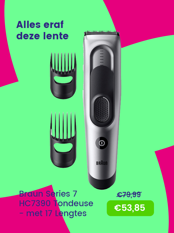 Braun Serie 7 tondeuse met 17 lengtes