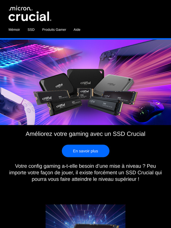 Quel est le meilleur SSD pour jouer ?