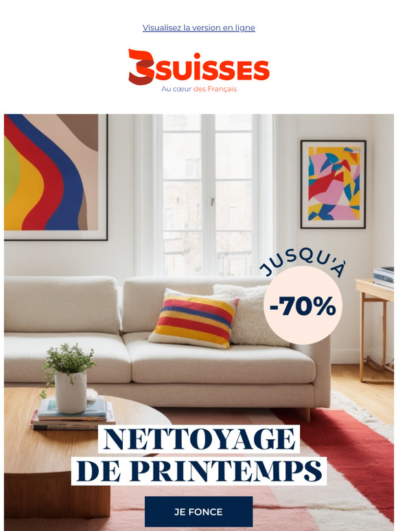 Nettoyage de printemps : -70%