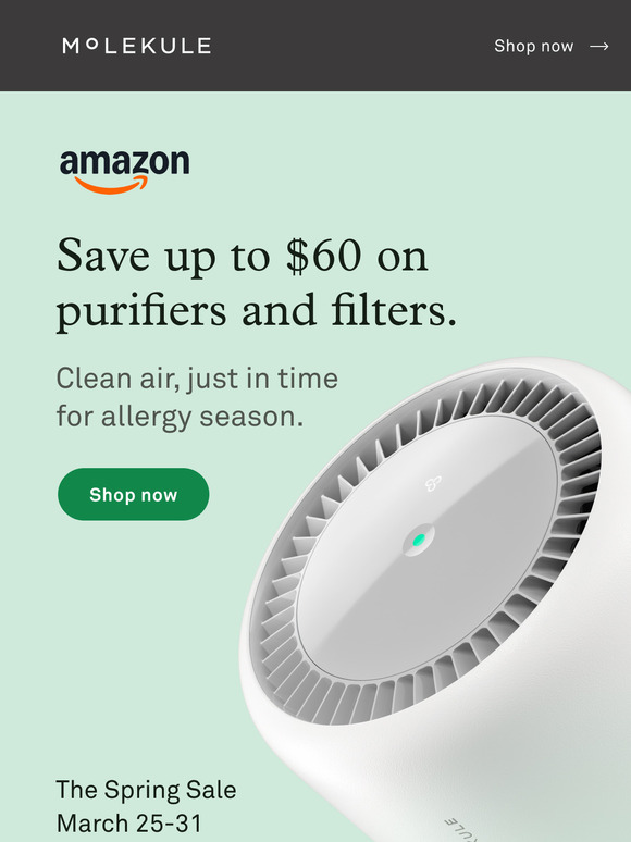 Save Up to $60 on Clean Air 😮‍💨