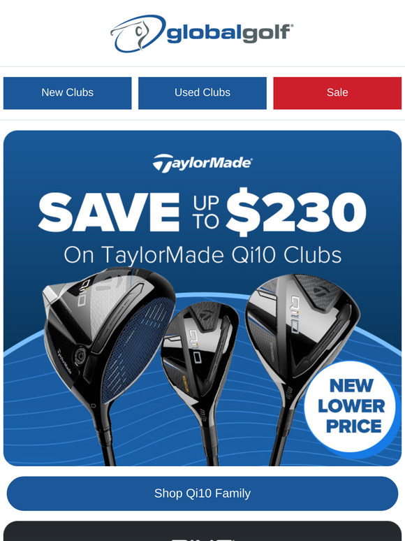 Save Up to $230 on the Best Clubs in Golf ⛳