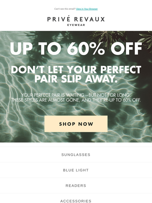 Grab These Before They're History – 60% Off!
