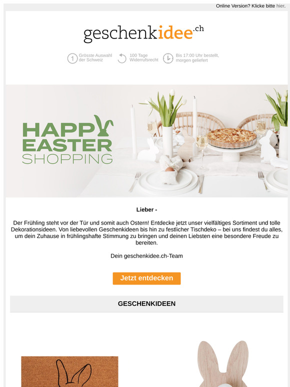 Bald ist Ostern 🐰