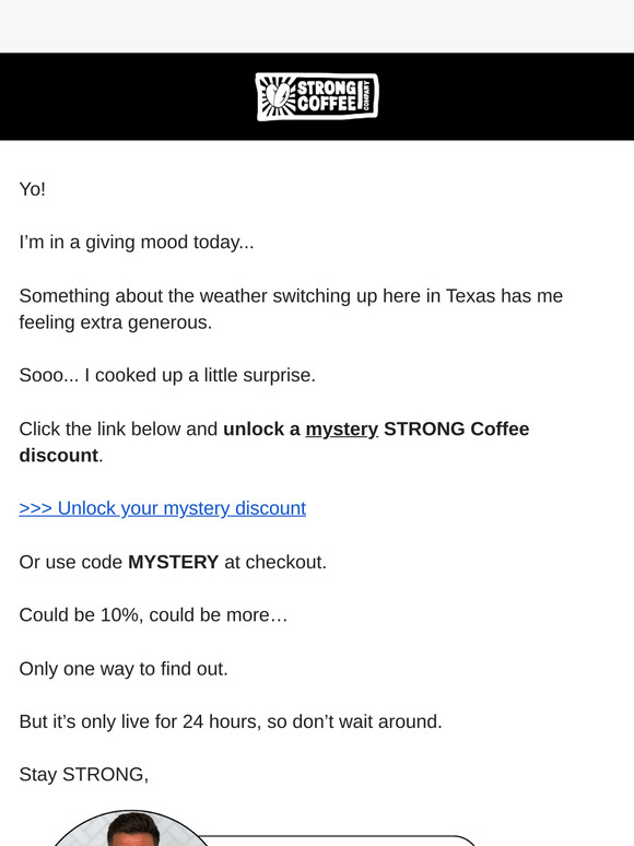 Your mystery discount is waiting 👀