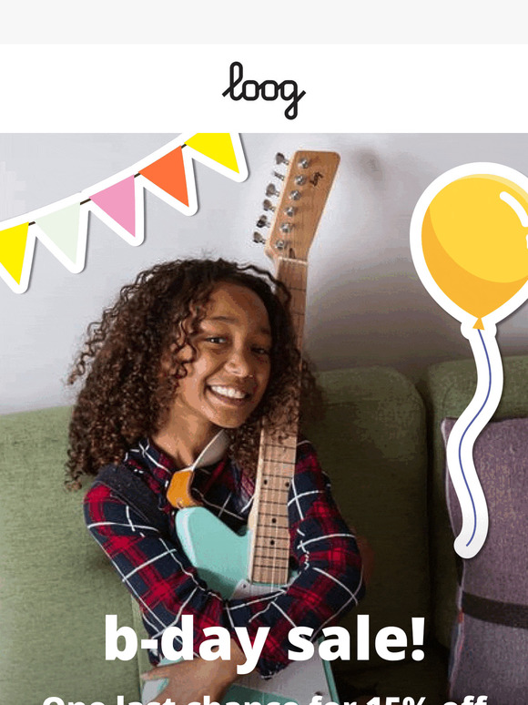 🎂 Our Semi-annual Birthday Sale ends soon!