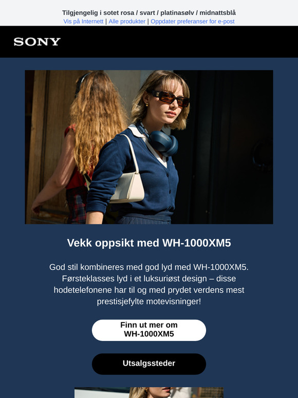 WH-1000XM5 – Trendy om våren 💖🔥