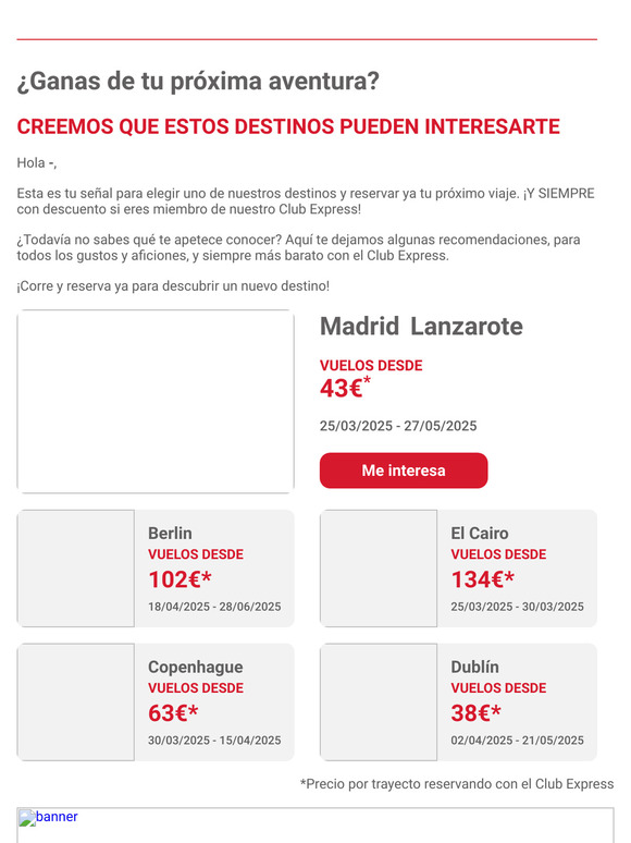 ¿Ganas de tu próxima aventura?