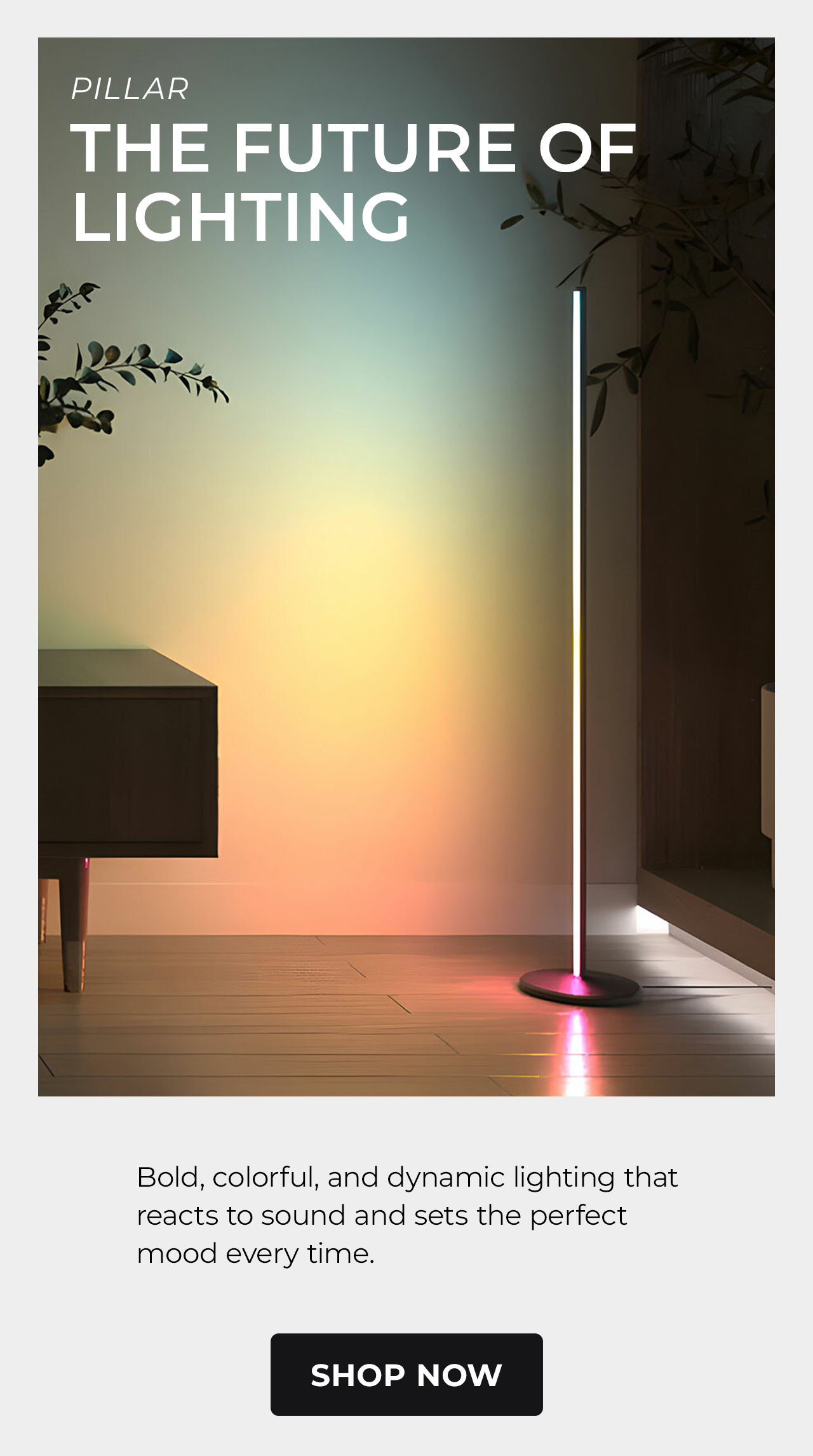 Pillar Freestanding LED Light
