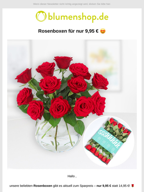 Rosenboxen für nur 9,95€, ! 🌹