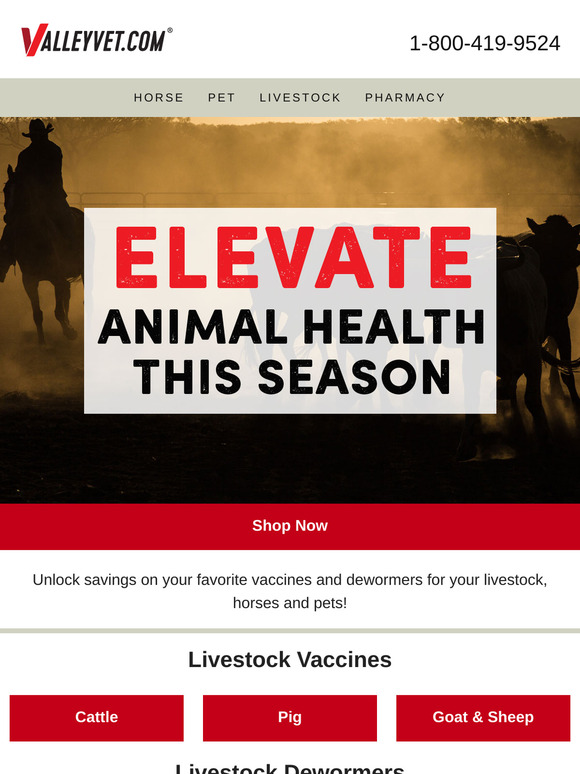 Spring into healthier animals & save!