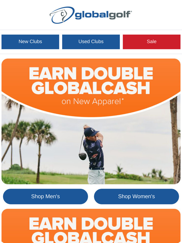 Double GlobalCash + Deals on Adidas, Puma, Asics & More