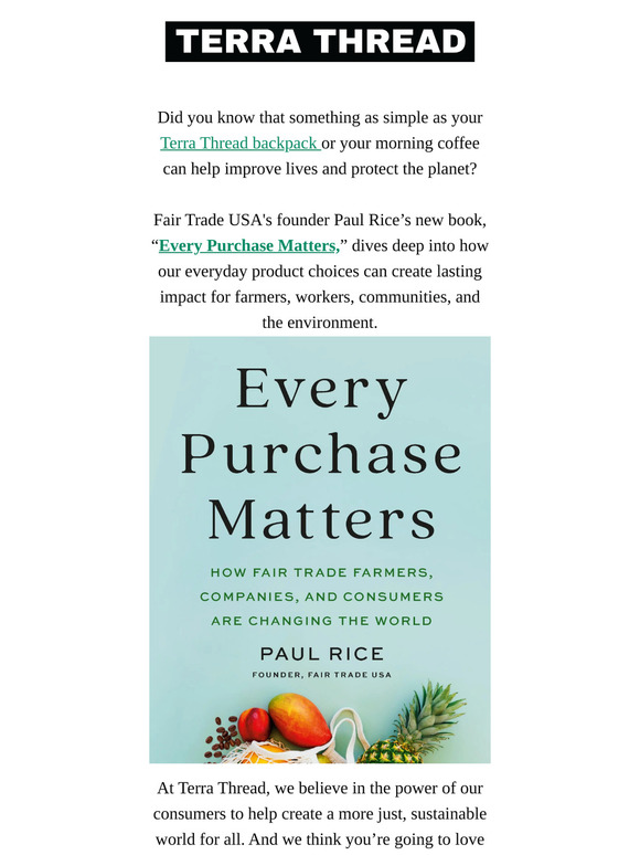 Every Purchase Matters