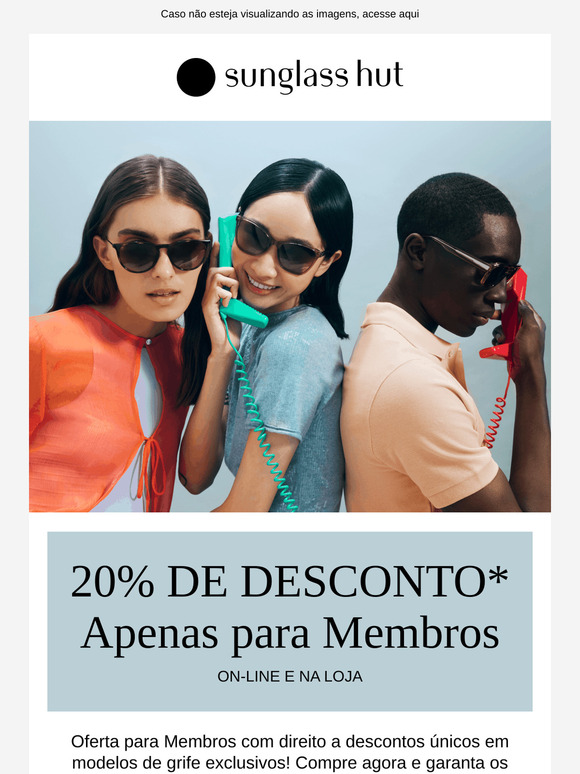 20% de desconto Apenas para Membros.