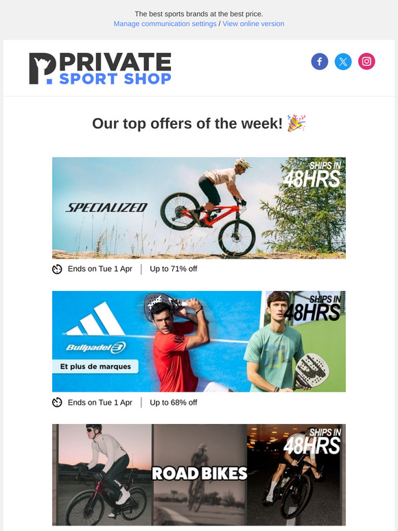 🏆 Top offers of the week!