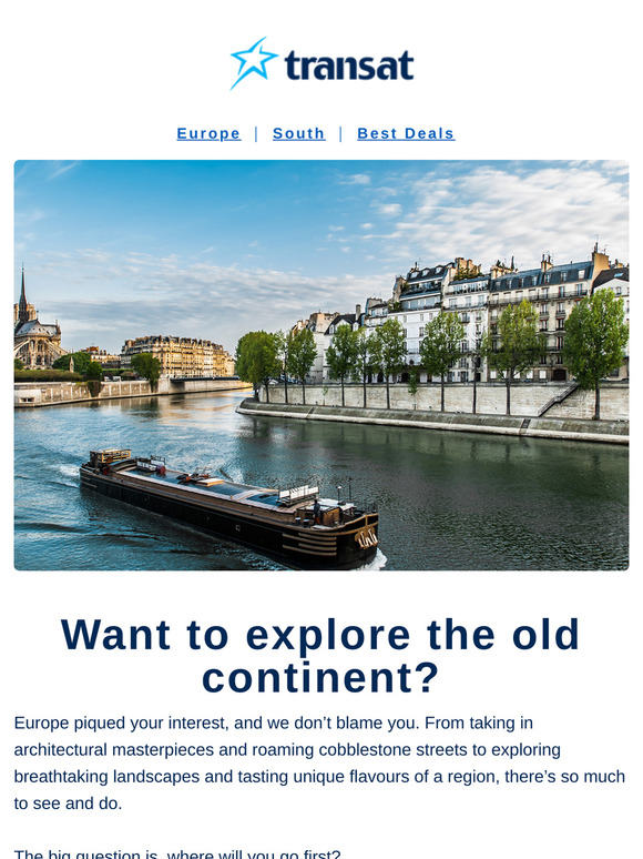 Is visiting Europe on your bucket list?