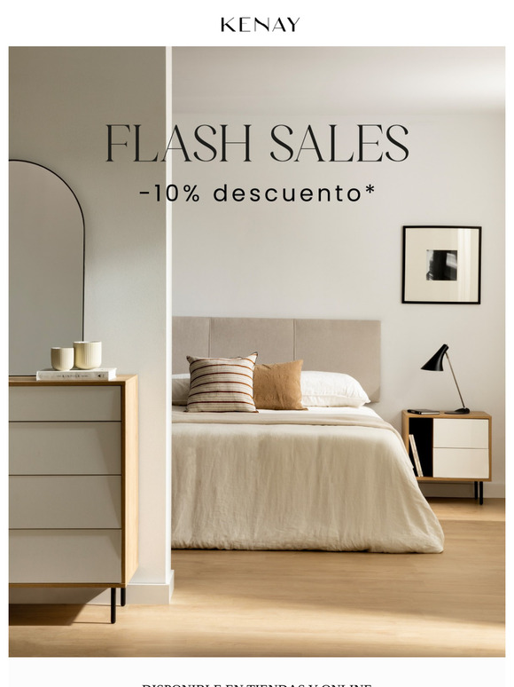 No estás soñando: hasta -10%* en tu dormitorio 🛌