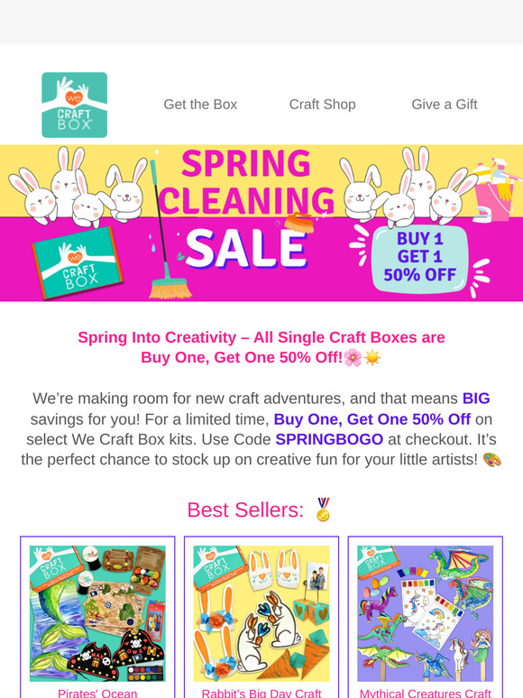 ✨ Spring Cleaning Sale – Buy One, Get One 50% Off! ✨