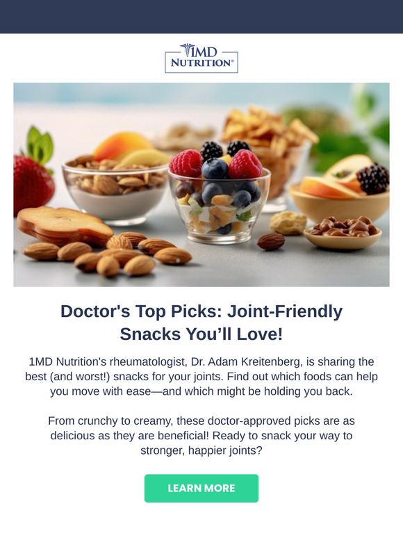 🍏 The Right Snacks = Less Joint Pain?