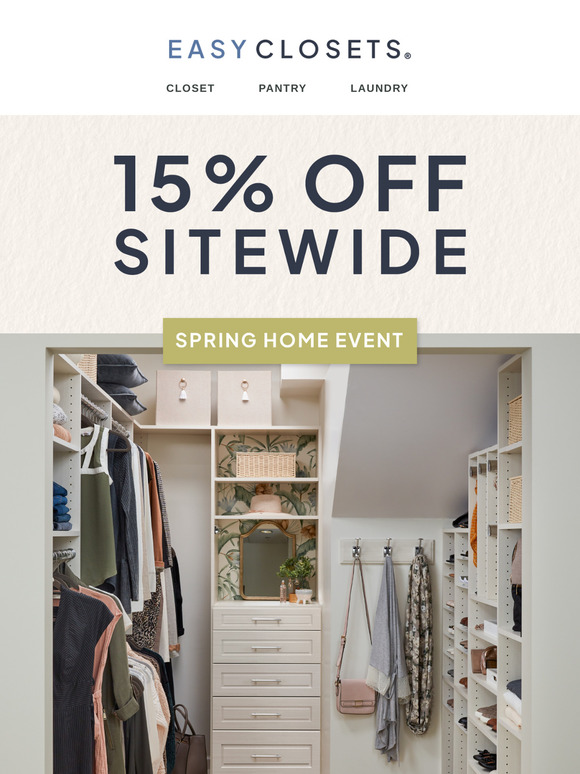 🌱 Final Day: 15% Off Ends Tomorrow – Organize Your Home Now!