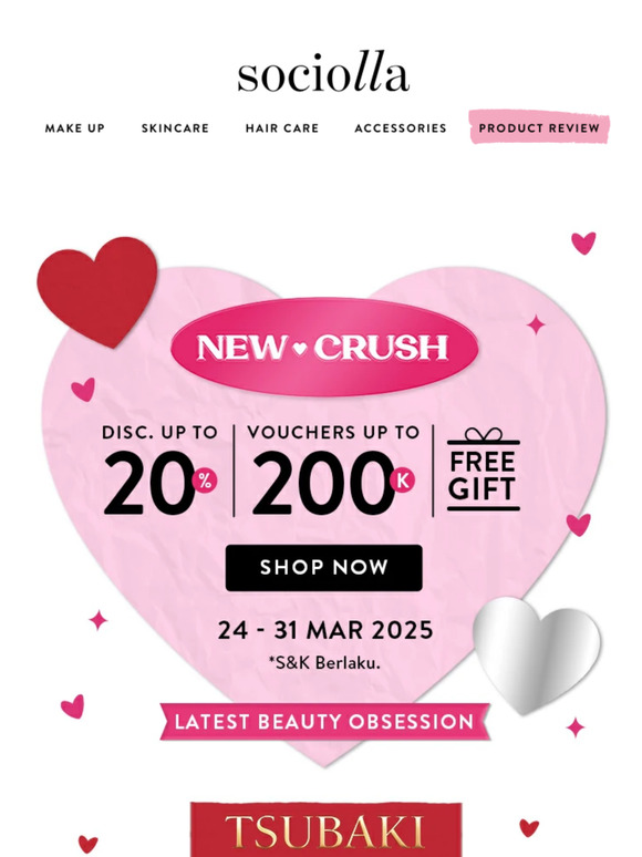 NEW Tsubaki & Timephoria💘DISC. up to 20% 💯