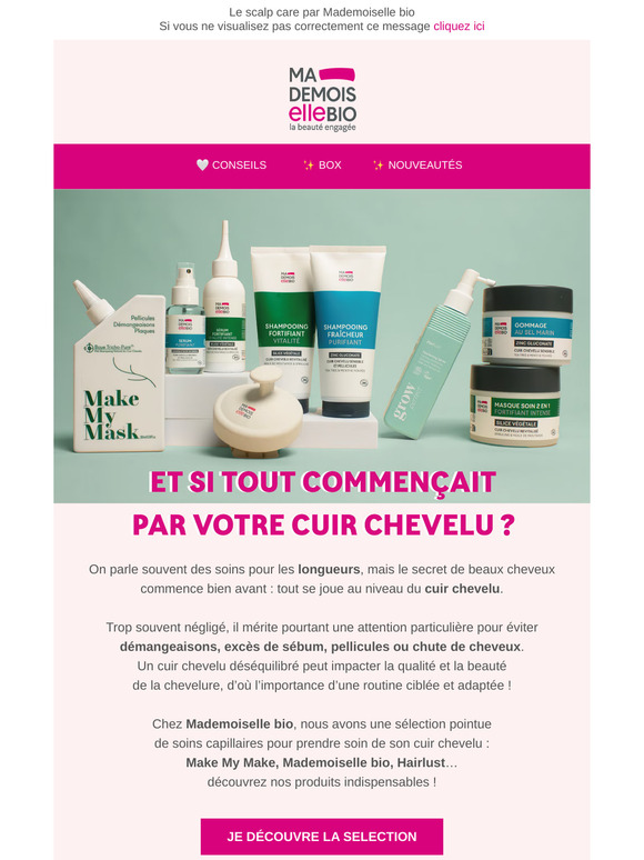 Cuir chevelu sain, cheveux sublimés 👱‍♀️