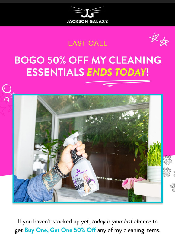 Last chance: BOGO 50% Off