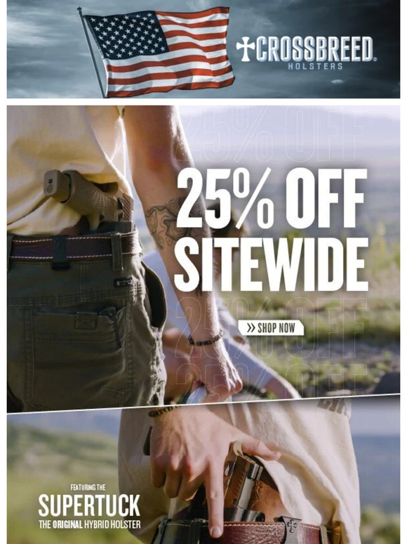 😀Spring Sale! 25% Off Sitewide Featuring New Gear!