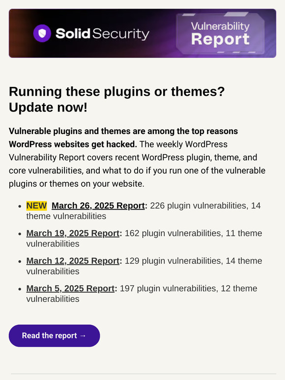⚠️ Weekly Vulnerability Report: 240 Vulnerabilities