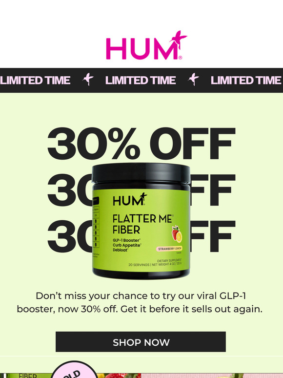 🚨Act Fast: 30% Off the Viral GLP-1 Booster