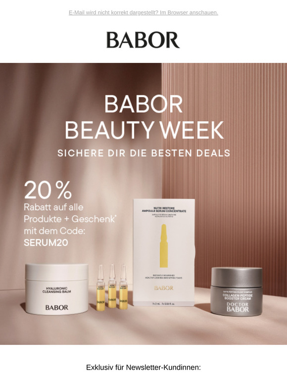 Early bird special: Sicher Dir heute schon Deine 20% Rabatt + Geschenk!