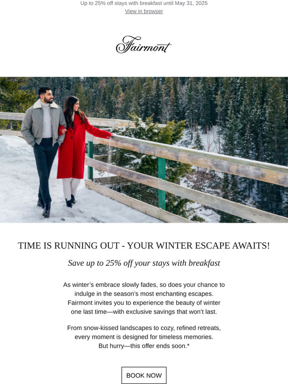 Winter savings ending soon, don't miss!