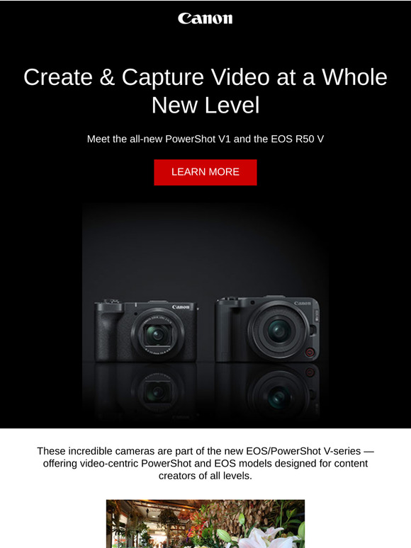 Two New Cameras. Endless Creativity.