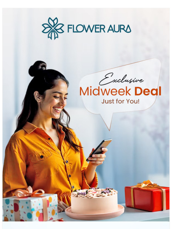 Gift Wrapped Midweek Happiness Inside