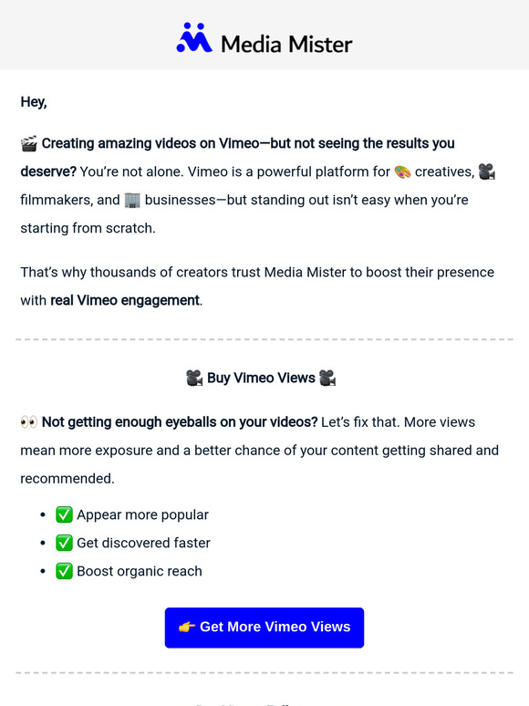 🎬 Struggling to Grow on Vimeo?