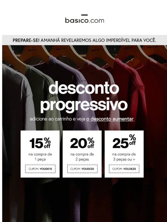Seus favoritos por tamanho