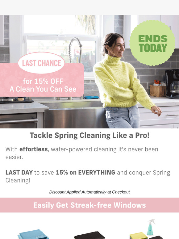 HURRY! Last Day to Shop 15% off EVERYTHING!