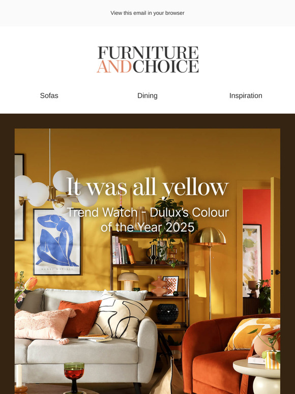 It was all yellow