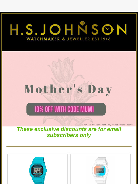 Limited Time: 10% Off for Mother's Day