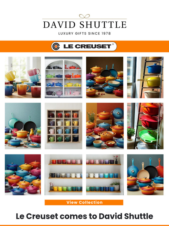 🟠 LE CREUSET Comes To David Shuttle 🟠 Celebrate with 10% Off 🟠