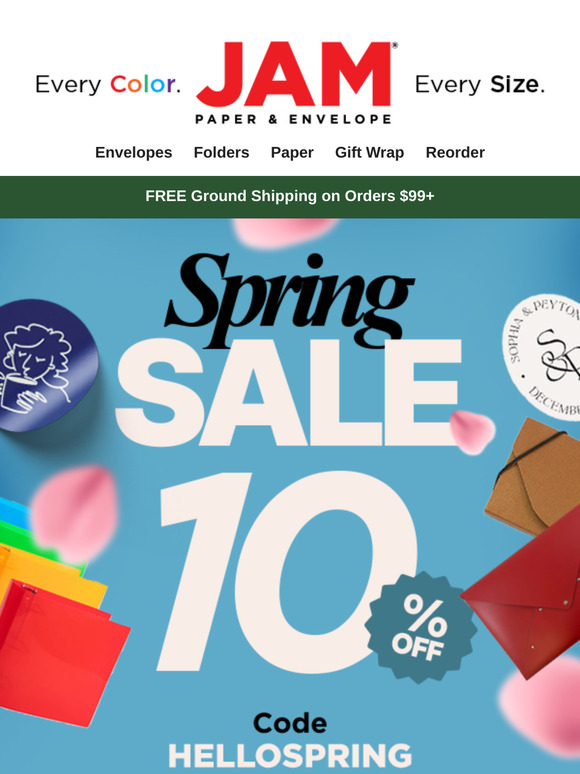Spring Sale, use code HELLOSPRING to enjoy 10% OFF! 💟