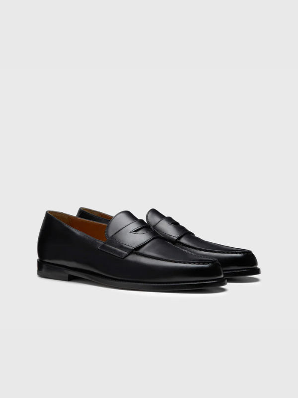 Mocassino "Mario 50" in pelle nero