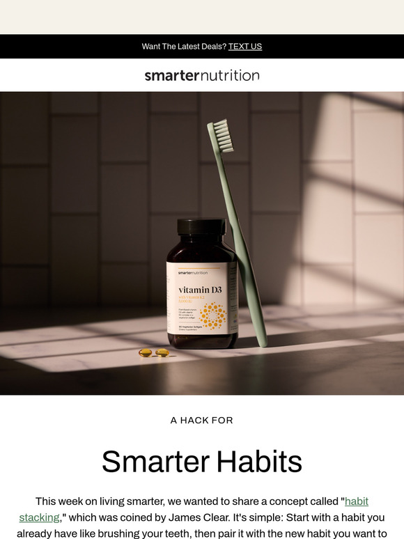 A Simple Hack for Smarter Habits