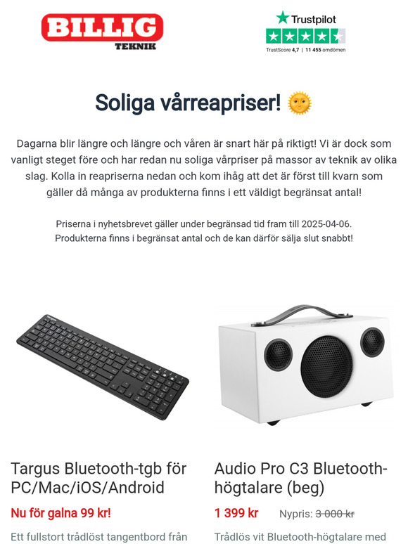 Reapriser med laptop från 999 kronor och mycket mer!
