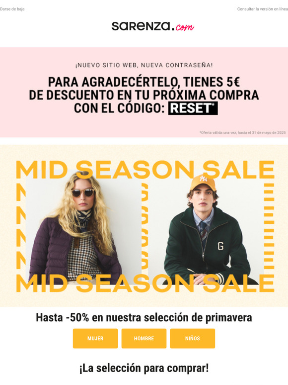 Las Mid Season Sale están de vuelta ✨
