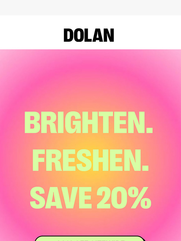 A Spring Surprise - Save 20% Sitewide Now!